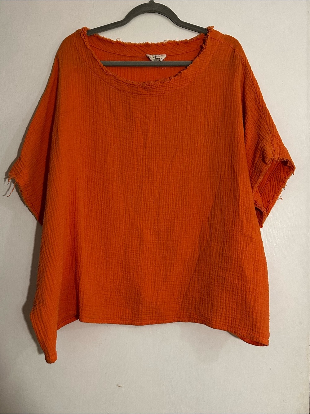 Before You Gauze Women’s Top in Bright Orange